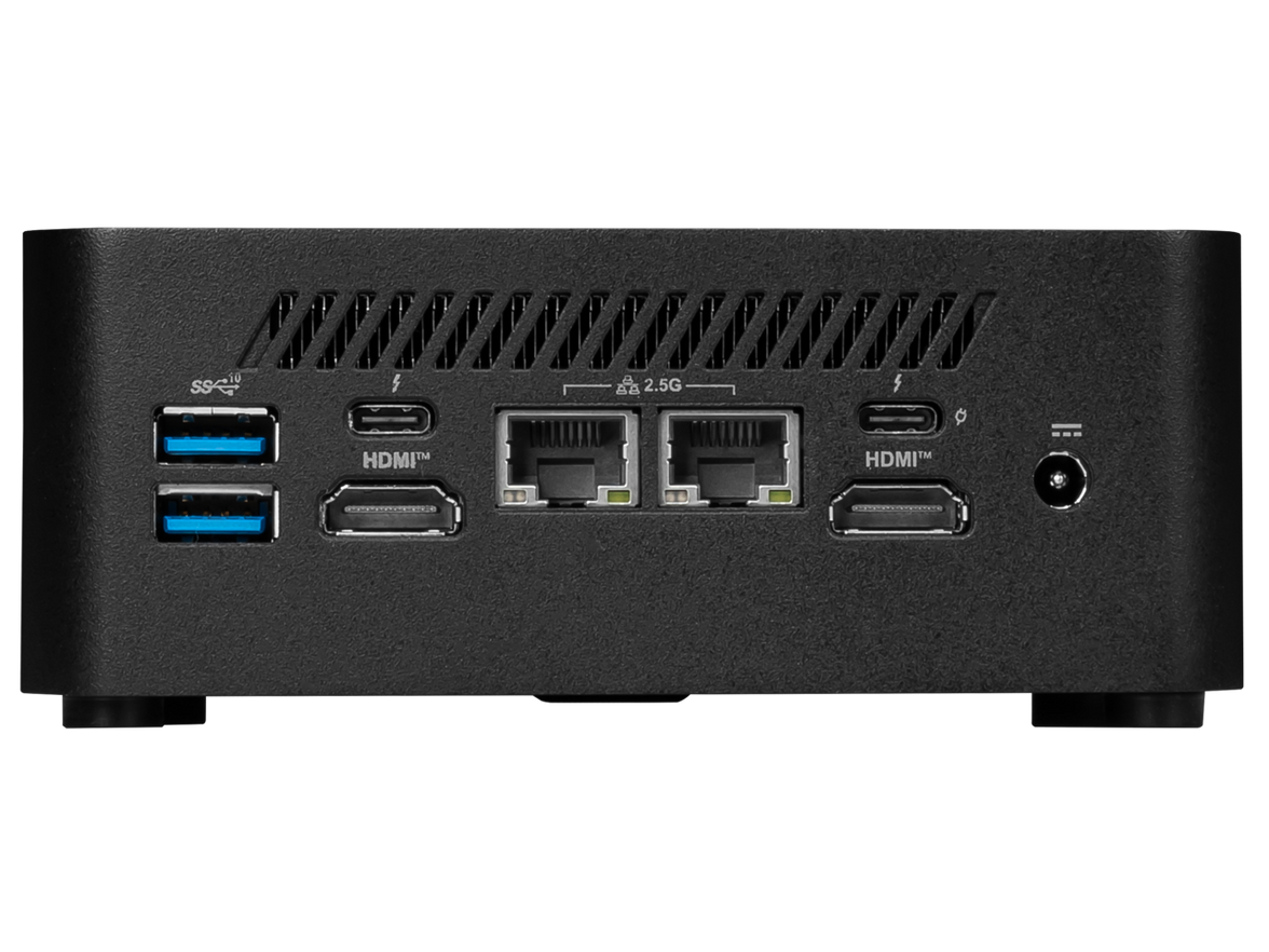MSI Desktop Computer Cubi NUC 1MG-011US Intel Core 3 100U 8GB DDR5 500 GB PCIe SSD Intel Graphics Windows 11 Home 64-bit