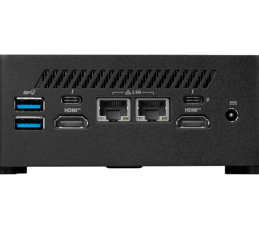 MSI Desktop Computer Cubi NUC 1MG-011US Intel Core 3 100U 8GB DDR5 500 GB PCIe SSD Intel Graphics Windows 11 Home 64-bit