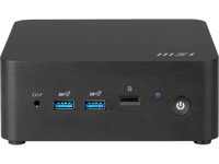 MSI Desktop Computer Cubi NUC 1MG-011US Intel Core 3 100U 8GB DDR5 500 GB PCIe SSD Intel Graphics Windows 11 Home 64-bit