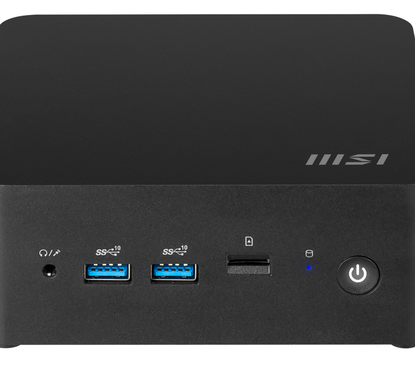 MSI Desktop Computer Cubi NUC 1MG-011US Intel Core 3 100U 8GB DDR5 500 GB PCIe SSD Intel Graphics Windows 11 Home 64-bit