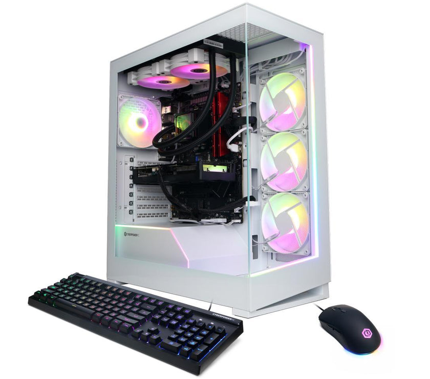 CyberpowerPC Gaming Desktop PC SLC10200CPGV16 Intel Core Ultra 9 285K 32GB DDR5 1 TB PCIe SSD GeForce RTX 4070 SUPER Windows 11 Home