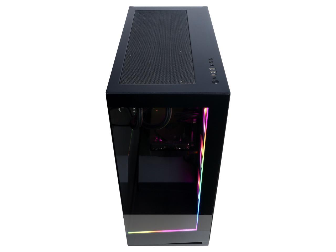 CyberpowerPC Gaming Desktop PC GM70929 AMD Ryzen 7 9800X3D 32GB DDR5 2TB NVMe SSD AMD Radeon RX 9070 XT Windows 11 Home 64-bit
