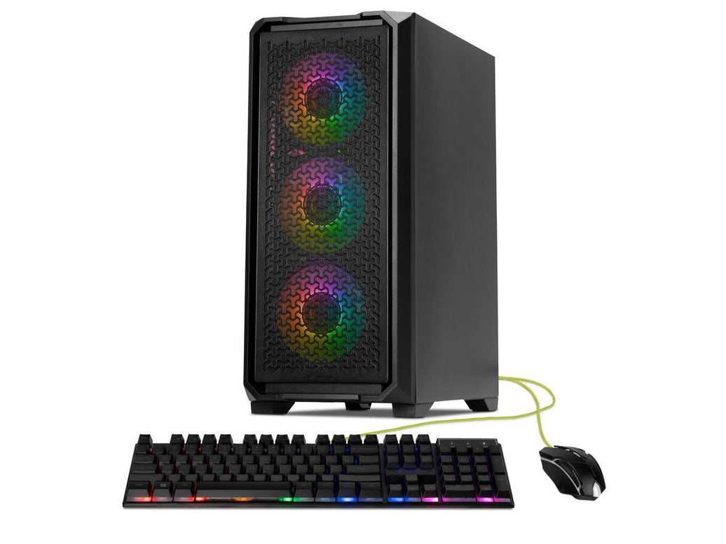 Yeyian Gaming Desktop PC Vault 44F0B-550P1N Intel Core i5-14400F 16GB DDR5 1TB NVMe SSD GeForce RTX 5060 Windows 11 Home