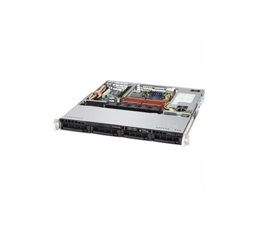 Supermicro CS CSE-813MFTQC-350CB2 1U 4x3.5HS SAS SATA 350W Brown Box