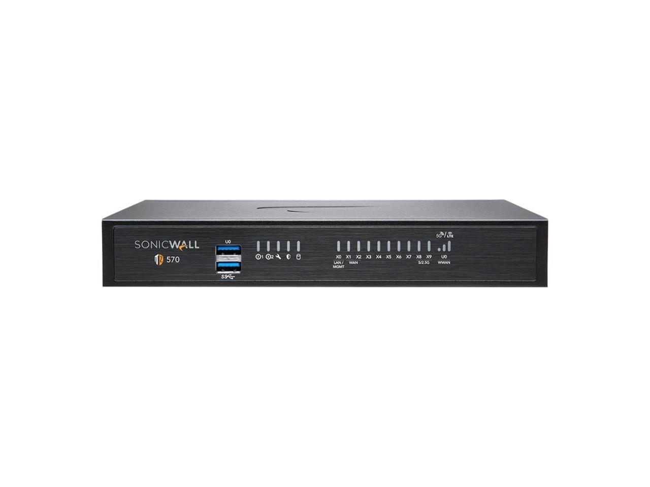 SonicWall TZ570 Network Security Appliance and 2YR Secure Upgrade Plus Advanced Edition (02-SSC-5686)
