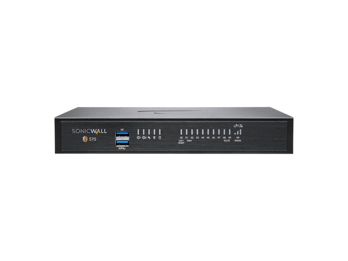 SonicWall TZ570 Network Security Appliance and 2YR Secure Upgrade Plus Advanced Edition (02-SSC-5686)