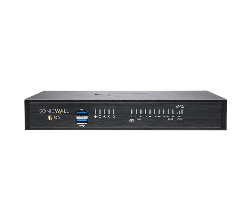 SonicWall TZ570 Network Security Appliance and 2YR Secure Upgrade Plus Advanced Edition (02-SSC-5686)