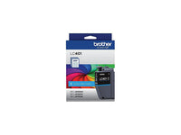 Brother LC401 Cyan Standard Yield Ink Cartridge Prints Up to 200 Pages (LC401CS)