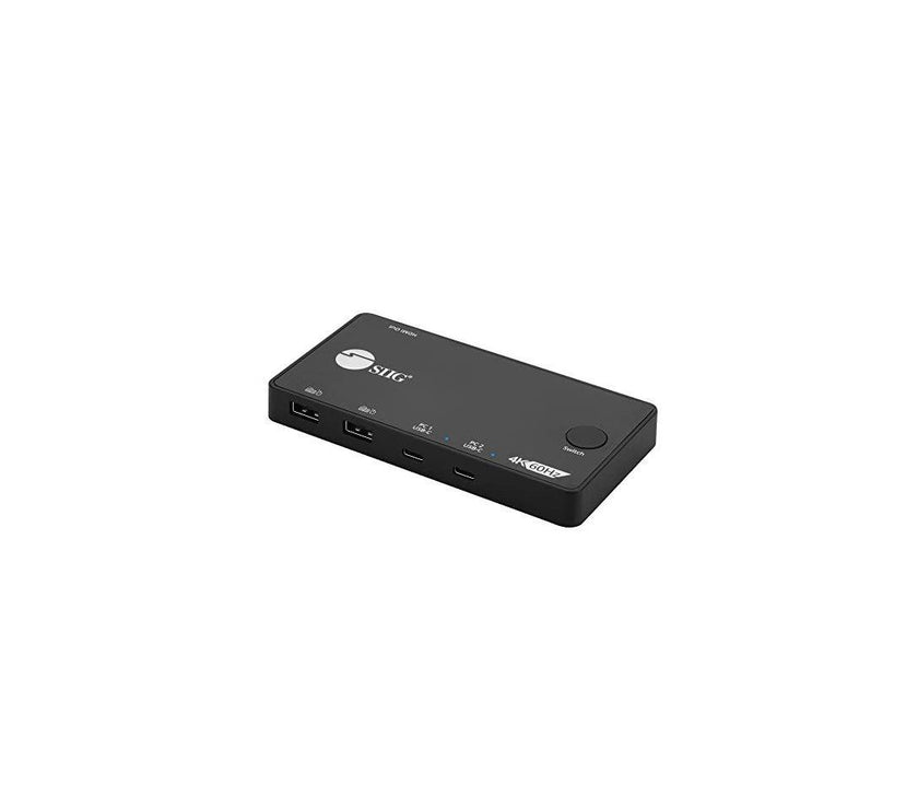 SIIG 2x1 USB-C 4K Video KVM Switch CEKV0B11S1