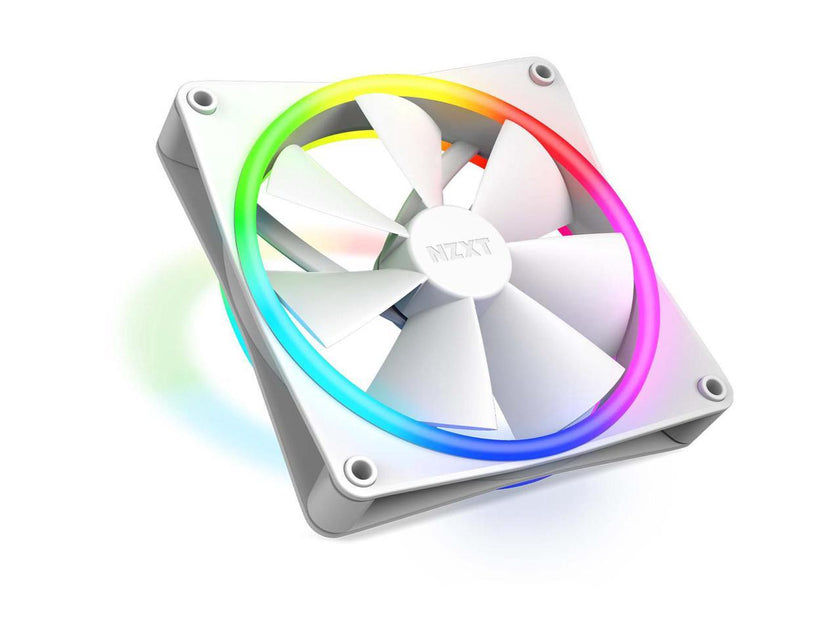 NZXT F140RGB Duo - 140mm Dual-sided RGB Fan - Single Pack (White)