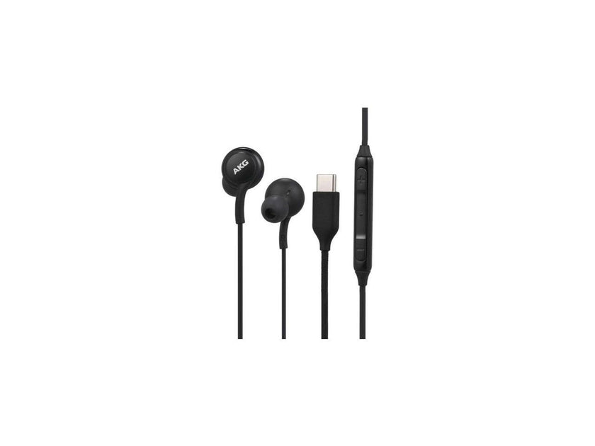 4XEM USB-C AKG Earphones with Mic and Volume Control Black 4XSAMEARAKGCB