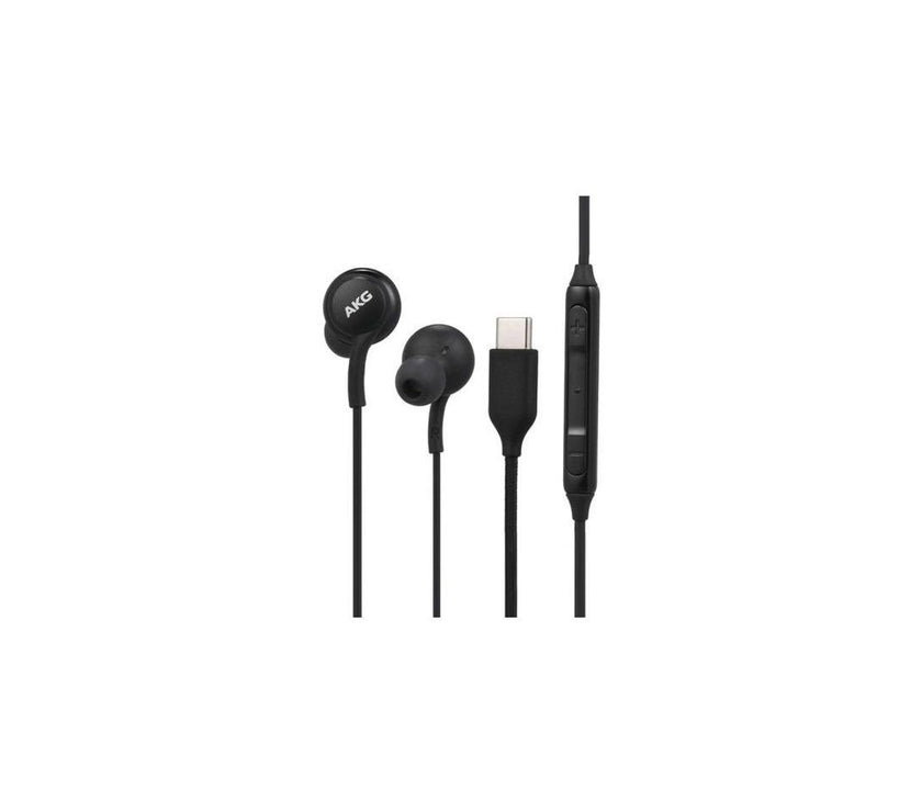 4XEM USB-C AKG Earphones with Mic and Volume Control Black 4XSAMEARAKGCB