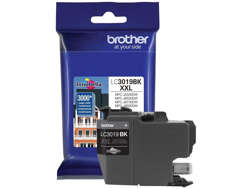 BROTHER INTERNATIONAL LC3019BK Super High Yield Blk Ink Crtrd