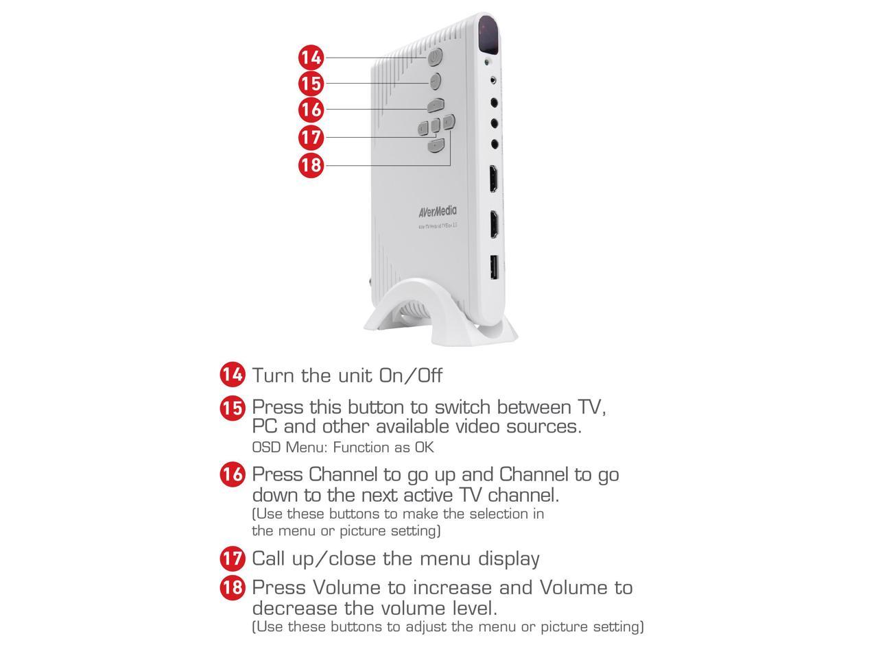 AVERMEDIA TECHNOLOGY A200P AVerTV Hybrid TVBox 13