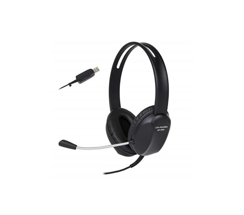 Cyber Acoustics Ac-4006 Usb Stereo Headset