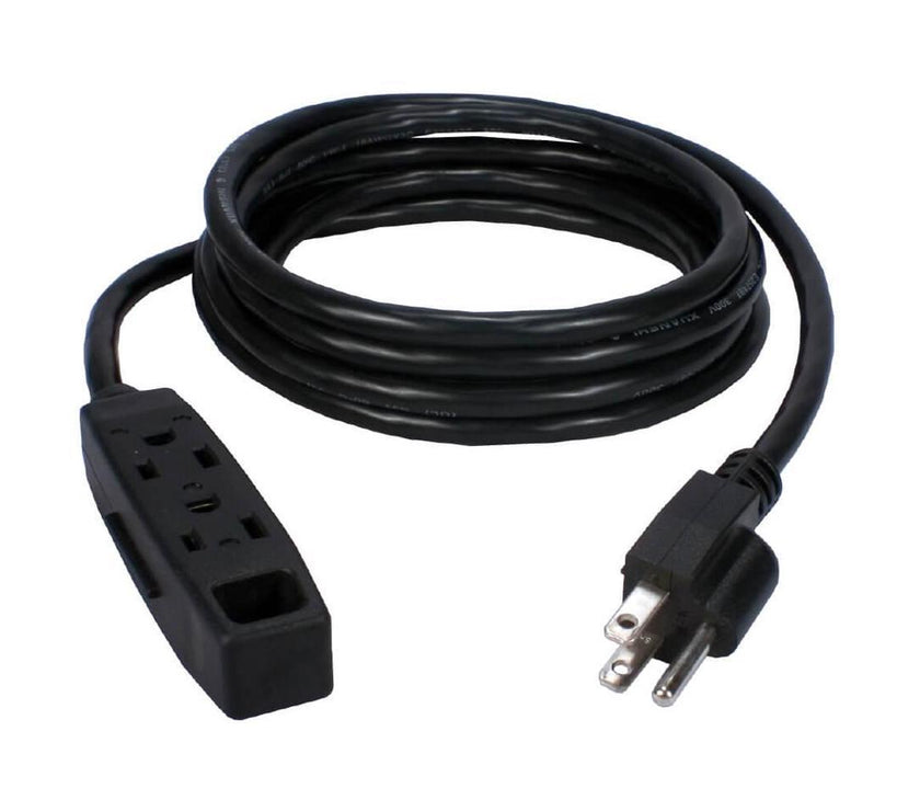 QVS PC3PX-15 3 Outlets Power Strip 125V Input Voltage 15 ft. Cord Length