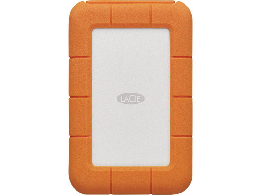 LaCie Rugged Secure USB-C 2TB All-Terrain Encrypted Portable Hard Drive Model STFR2000403