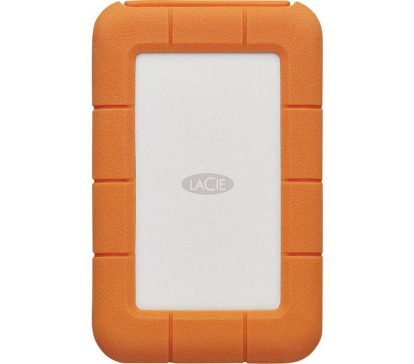 LaCie Rugged Secure USB-C 2TB All-Terrain Encrypted Portable Hard Drive Model STFR2000403