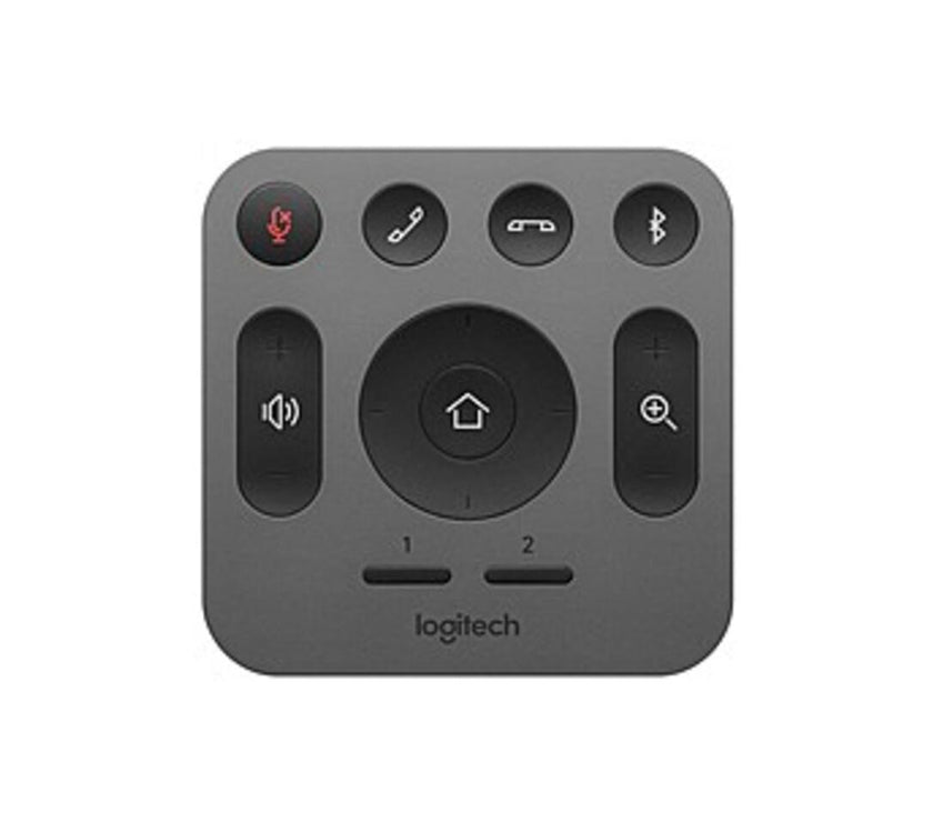 Logitech 993-001389 RF Wireless Replacement Remote for MeetUp Conference Camera - Gray