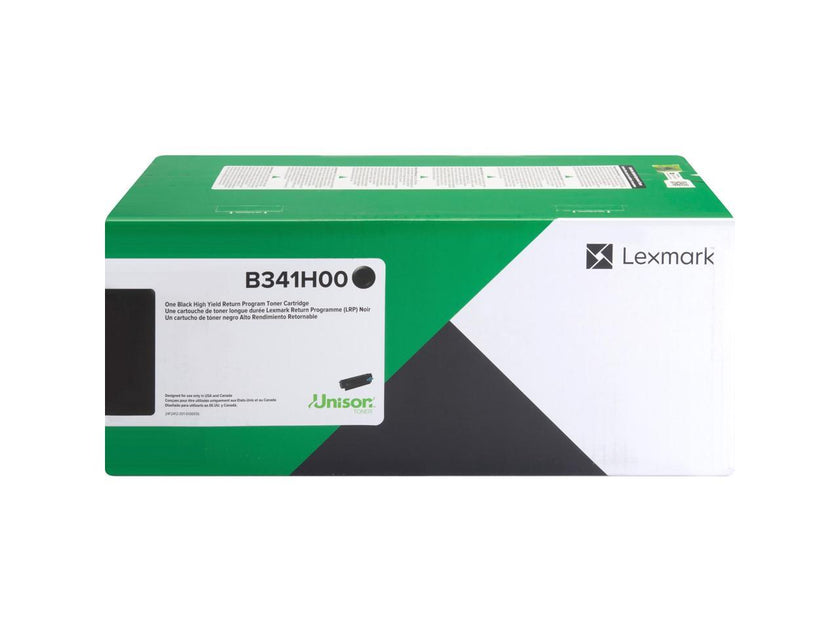 B341H00 High-Yield Return Program Toner Cartridge 3000 Page-Yield Black