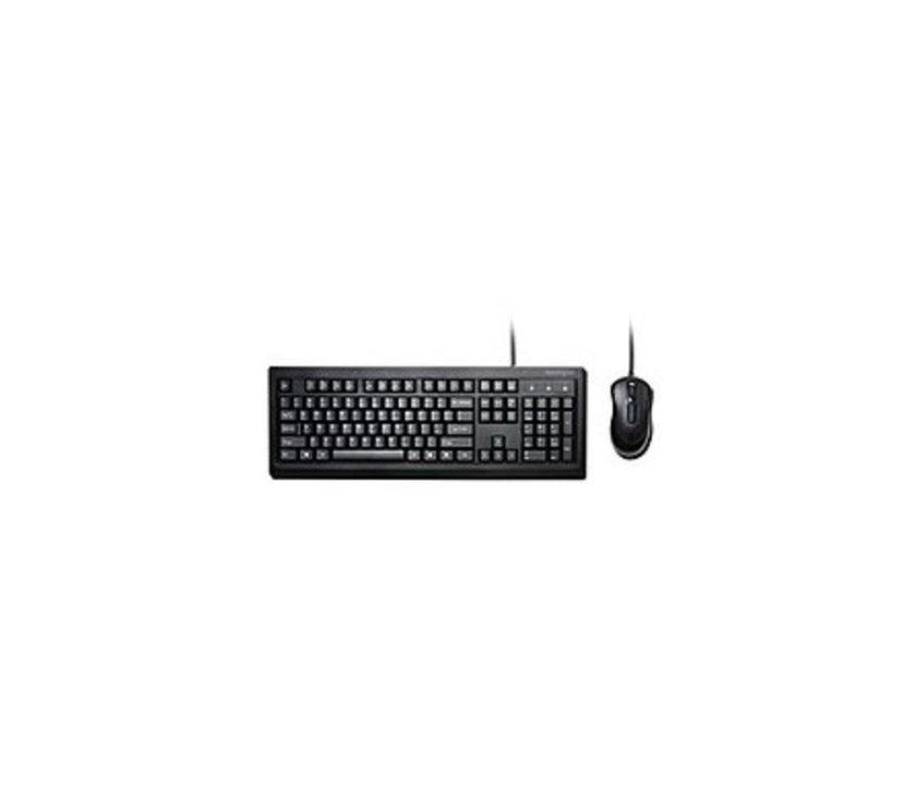 Kensington K72436AM Keyboard, Mouse Set - Wired - USB - Black