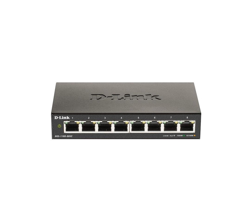 D-Link DGS-1100-08V2 8-Port Smart Ethernet Switch DGS110008V2