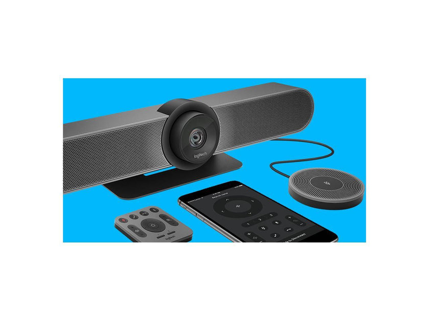 Logitech 993-001389 RF Wireless Replacement Remote for MeetUp Conference Camera - Gray