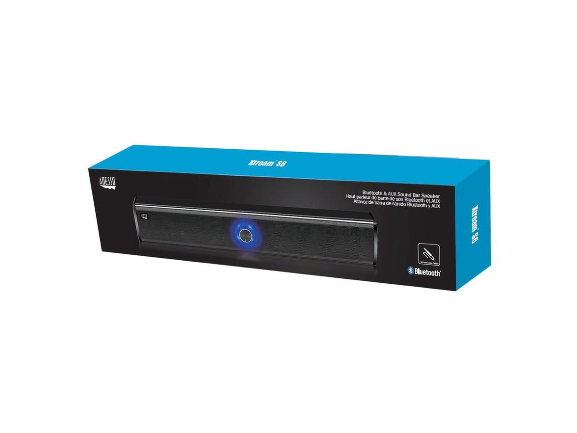 Adesso Speaker Xtream S6 10Wx2 Bluetooth Wired dual mode Sound Bar Speaker RTL