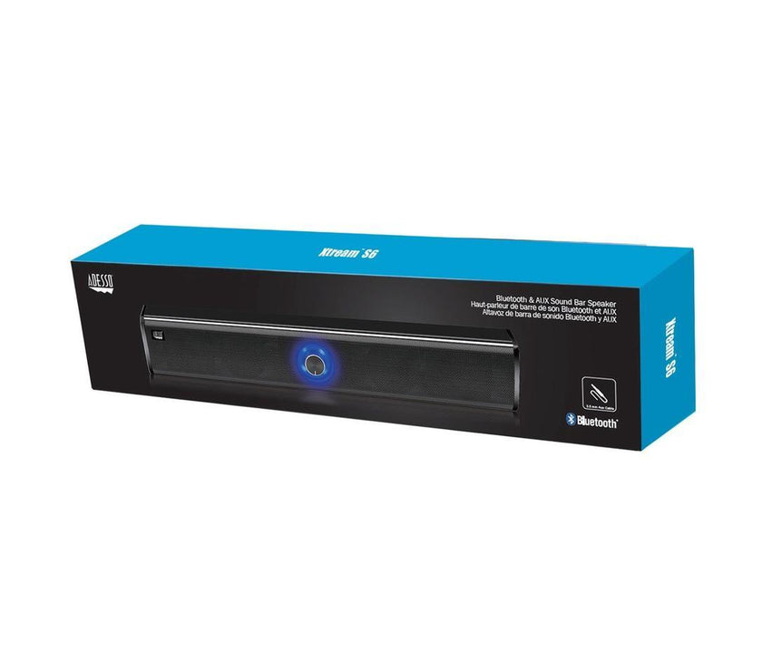 Adesso Speaker Xtream S6 10Wx2 Bluetooth Wired dual mode Sound Bar Speaker RTL