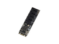 Syba 5 port Non-RAID SATA III 6Gbp/s to M.2 B+M Key Adapter PCI-e 3.0 x2 Bandwith