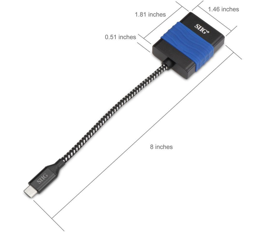 SIIG CB-TC0214-S1 Adds A Displayport Connection To Your Usb Type-C Displayport Alternate Enabled S