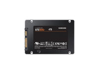 Samsung 870 EVO 4 TB Solid State Drive - 2.5" Internal - SATA (SATA/600) - Desktop PC, Notebook, Motherboard, Server, Video Recorder Device Supported - 2400 TB TBW - 560 MB/s Maximum Read Transfe