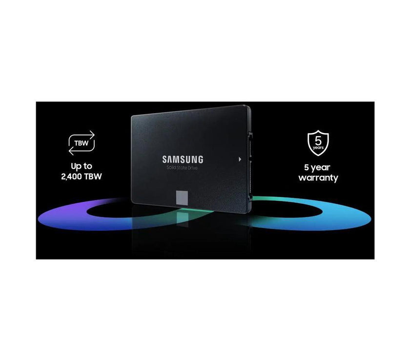 Samsung 870 EVO 4 TB Solid State Drive - 2.5" Internal - SATA (SATA/600) - Desktop PC, Notebook, Motherboard, Server, Video Recorder Device Supported - 2400 TB TBW - 560 MB/s Maximum Read Transfe