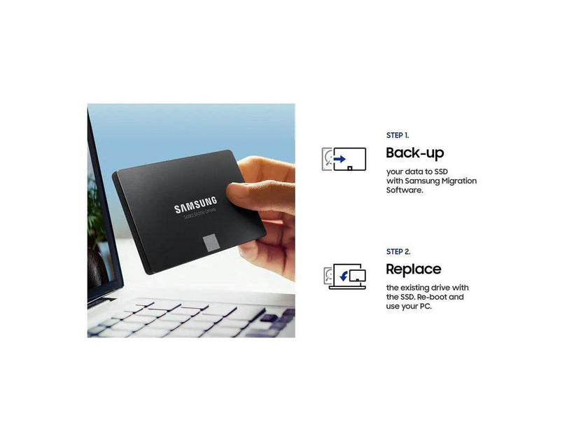 Samsung 870 EVO 4 TB Solid State Drive - 2.5" Internal - SATA (SATA/600) - Desktop PC, Notebook, Motherboard, Server, Video Recorder Device Supported - 2400 TB TBW - 560 MB/s Maximum Read Transfe