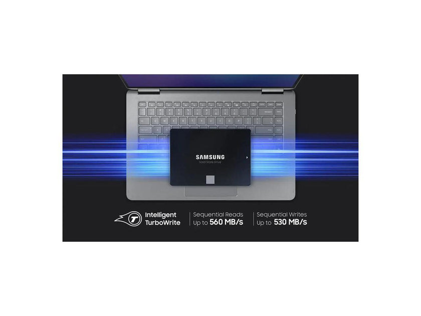 Samsung 870 EVO 4 TB Solid State Drive - 2.5" Internal - SATA (SATA/600) - Desktop PC, Notebook, Motherboard, Server, Video Recorder Device Supported - 2400 TB TBW - 560 MB/s Maximum Read Transfe