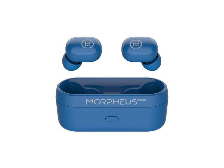 Morpheus 360 Spire True Wireless Earbuds - Bluetooth In-Ear Headphones with Microphone - TW1500L - HiFi Stereo - 20 Hour Playtime - Binaural - In-ear Wireless Headphones - Magnetic Charging Case - USB