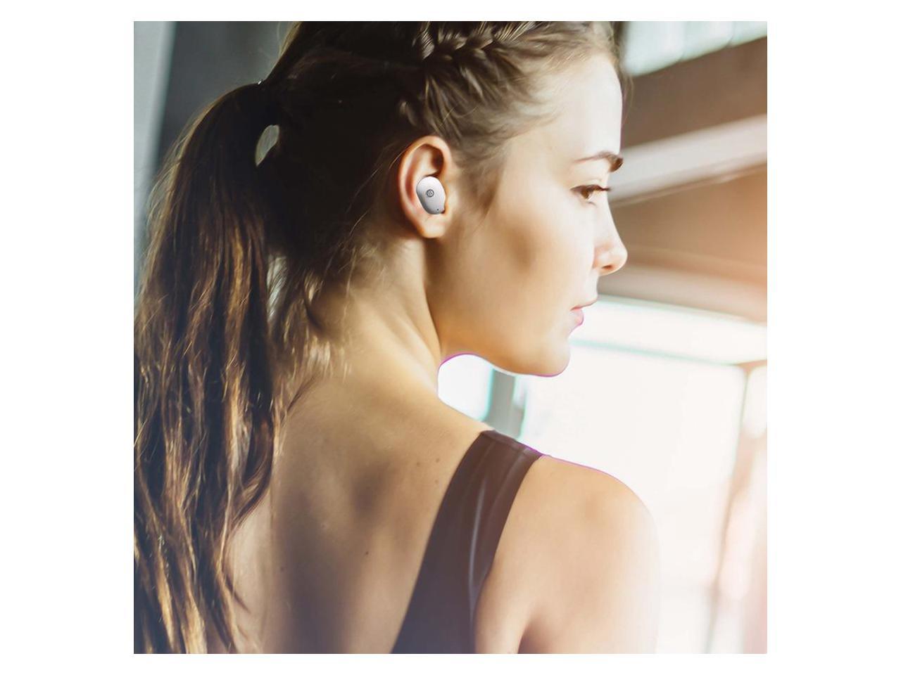 Morpheus 360 Spire True Wireless Earbuds - Bluetooth In-Ear Headphones with Microphone - TW1500L - HiFi Stereo - 20 Hour Playtime - Binaural - In-ear Wireless Headphones - Magnetic Charging Case - USB