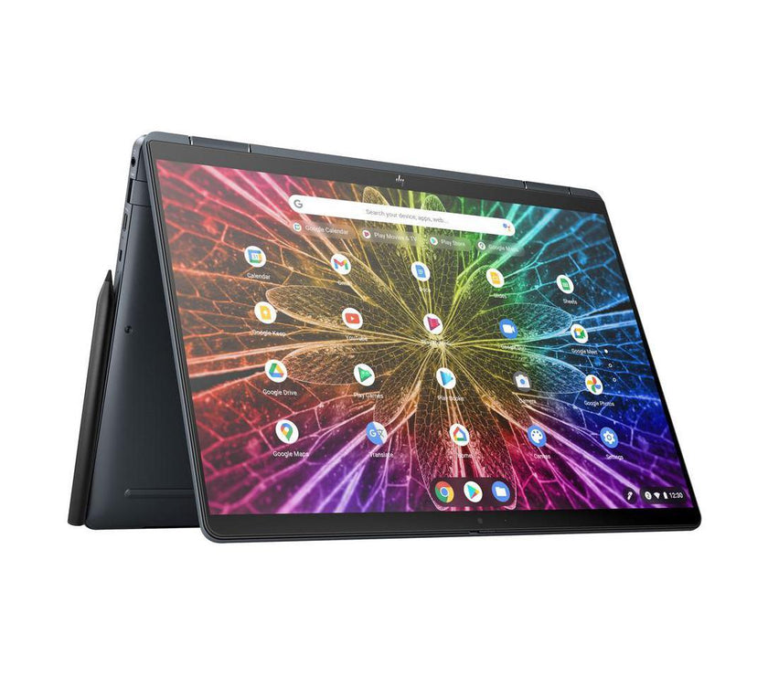 HP Elite Dragonfly 13.5" Chromebook - WUXGA+ - 1920 x 1280 - Intel Core i5 12th Gen i5-1245U Deca-core (10 Core) 1.20 GHz - 8 GB Total RAM - 8 GB On-board Memory - 128 GB SSD - Intel Chip - Chrom