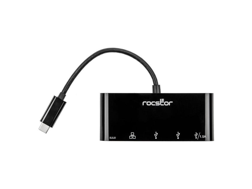 Rocstor USB-C to 3-Port Multiport Adapter USB 3.0 Hub Y10A262B1