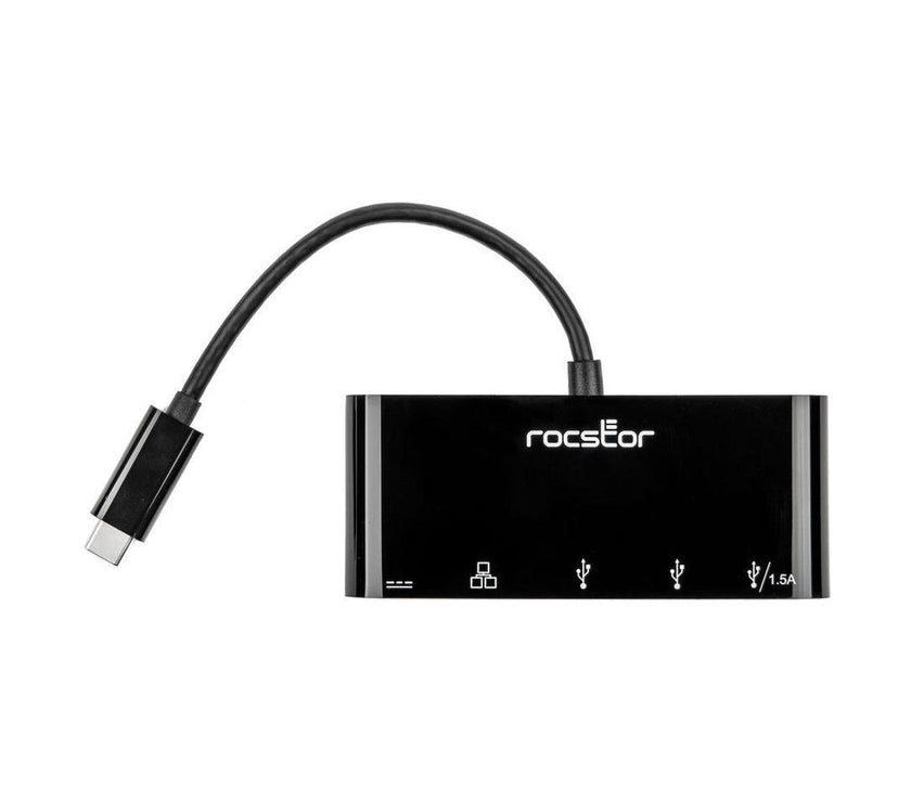 Rocstor USB-C to 3-Port Multiport Adapter USB 3.0 Hub Y10A262B1