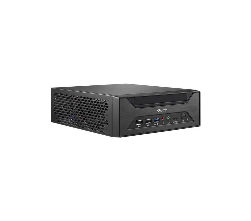 Shuttle XPC slim XH610 Barebone System - Mini PC - Socket LGA-1700 - 1 x Processor Support - Intel H610 Express Chip - 64 GB DDR4 SDRAM DDR4-3200/PC4-25600 Maximum RAM Support - 2 Total Memory Slots -