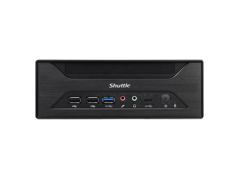 Shuttle XPC slim XH610 Barebone System - Mini PC - Socket LGA-1700 - 1 x Processor Support - Intel H610 Express Chip - 64 GB DDR4 SDRAM DDR4-3200/PC4-25600 Maximum RAM Support - 2 Total Memory Slots -