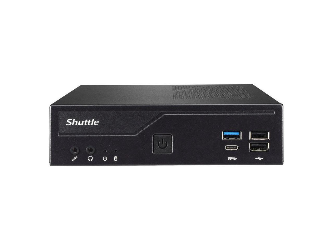 Shuttle XPC slim DH610 Barebone System - Slim PC - Socket LGA-1700 - 1 x Processor Support - Intel H610 Chip - 64 GB DDR4 SDRAM DDR4-3200/PC4-25600 Maximum RAM Support - 2 Total Memory Slots - Serial