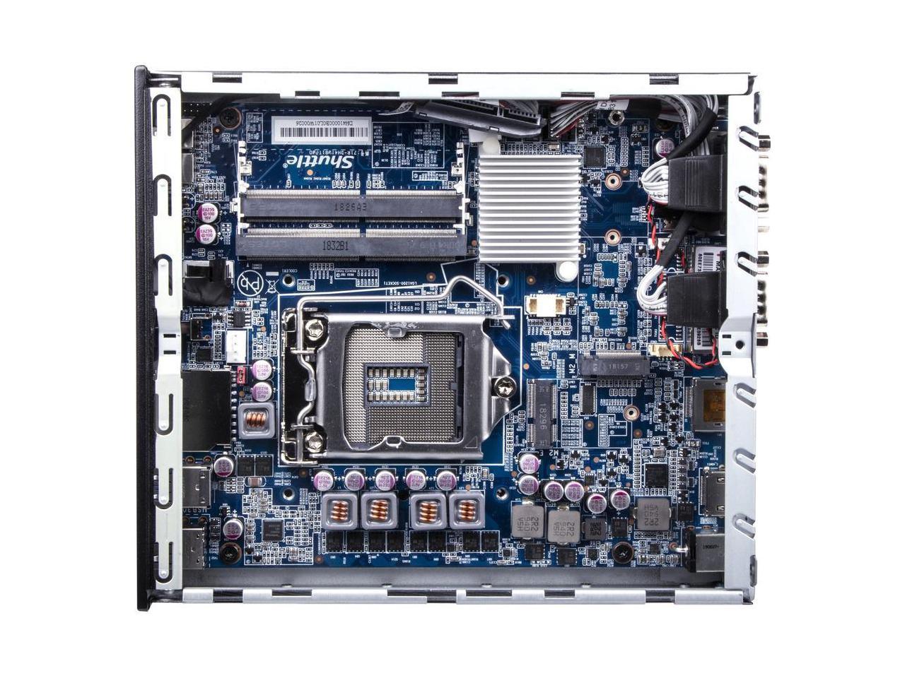 Shuttle XPC slim DH610 Barebone System - Slim PC - Socket LGA-1700 - 1 x Processor Support - Intel H610 Chip - 64 GB DDR4 SDRAM DDR4-3200/PC4-25600 Maximum RAM Support - 2 Total Memory Slots - Serial