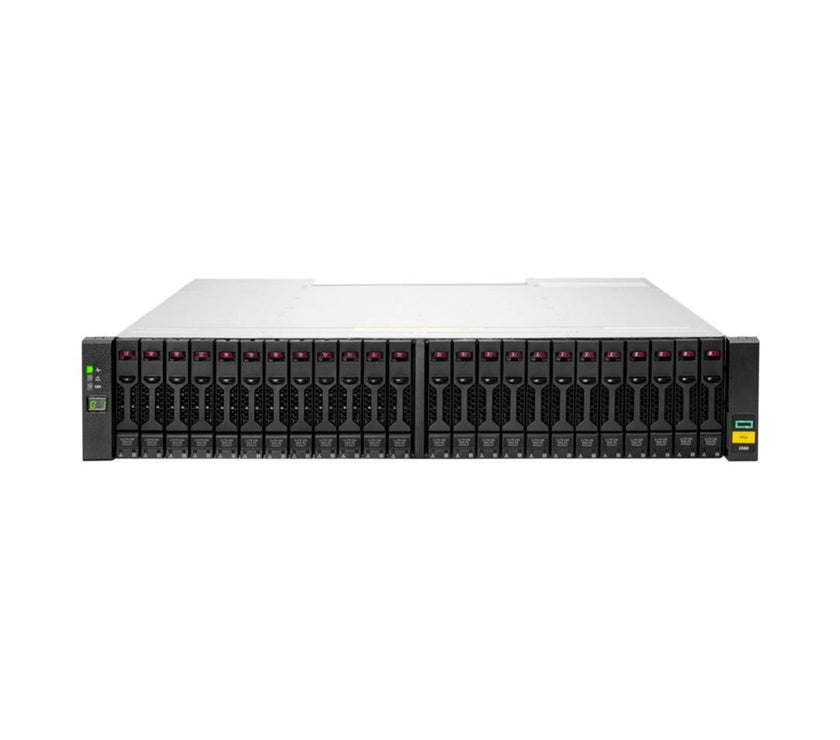 HPE MSA 2062 16Gb Fibre Channel SFF Storage - 24 x HDD Supported - 2 x HDD Installed - 3.84 TB Installed HDD Capacity - 24 x SSD Supported - 0 x SSD Installed - Clustering Supported - 2 x Fibre Channe