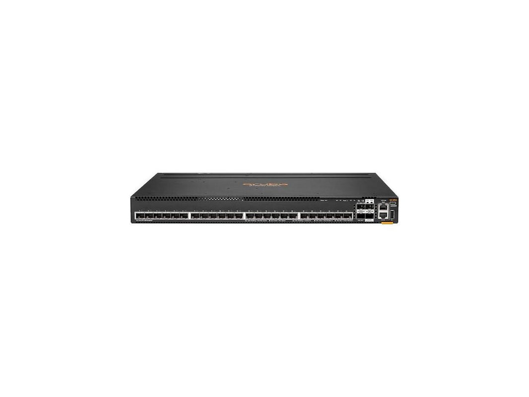 Aruba CX 6300 Layer 3 Switch - Manageable - 10 Gigabit Ethernet, 25 Gigabit Ethernet, 50 Gigabit Ethernet - 10GBase-X, 25GBase-X, 50GBase-X - 3 Layer Supported - Modular - 4 SFP Slots - 85 W Power Con