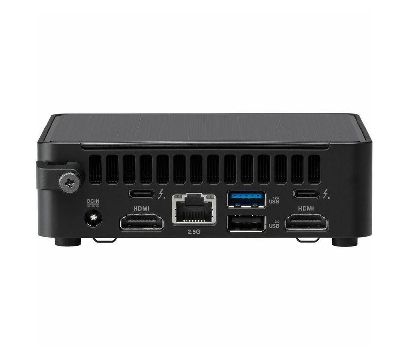 Asus NUC 14 Pro NUC14RVHv7 Barebone System - Mini PC - Socket BGA-2049 - 1 x Intel Core Ultra 7 14th Gen 165H  Intel Chip - 96 GB DDR5 SDRAM DDR5-5600/PC5-44800 Maximum RAM Support - 2 Total Memory Slots - NVMe, Serial ATA Controller - Inte