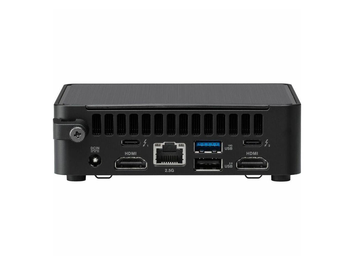 Asus NUC 14 Pro NUC14RVHv7 Barebone System - Mini PC - Socket BGA-2049 - 1 x Intel Core Ultra 7 14th Gen 165H  Intel Chip - 96 GB DDR5 SDRAM DDR5-5600/PC5-44800 Maximum RAM Support - 2 Total Memory Slots - NVMe, Serial ATA Controller - Inte