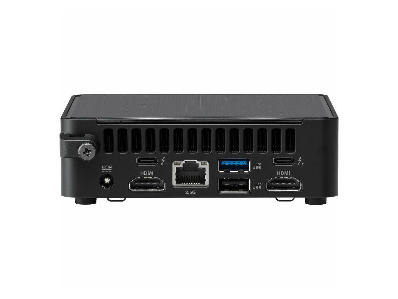 Asus NUC 14 Pro NUC14RVHv7 Barebone System - Mini PC - Socket BGA-2049 - 1 x Intel Core Ultra 7 14th Gen 165H  Intel Chip - 96 GB DDR5 SDRAM DDR5-5600/PC5-44800 Maximum RAM Support - 2 Total Memory Slots - NVMe, Serial ATA Controller - Inte