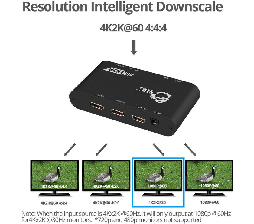 1X2 HDMI 2.0 SPLITTER/DIST AMP